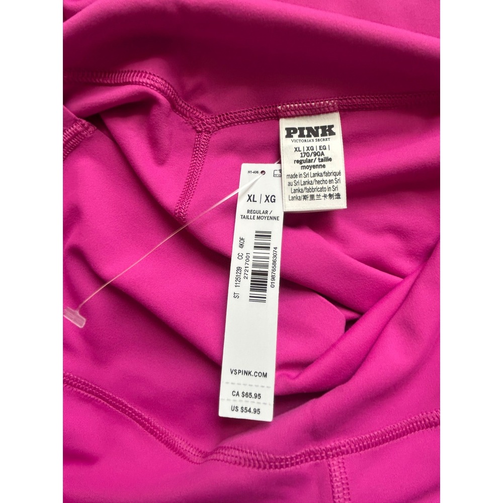VS Pink NWT XL Hot Pink Relay Flare Leggings - Picture 3 of 4